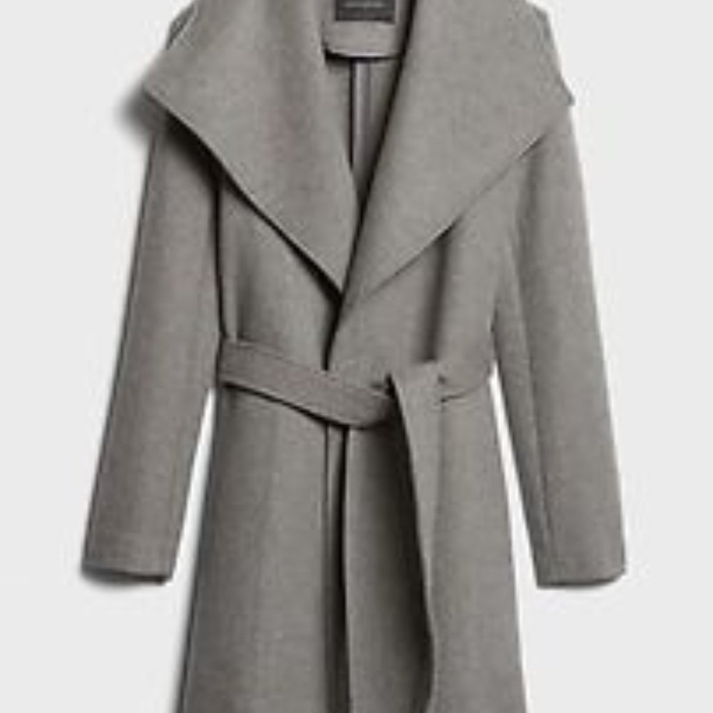 Banana Republic Wool Wrap Coat